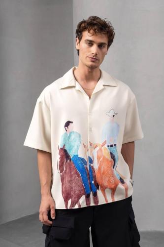 قميص أوفر سايز Street Style