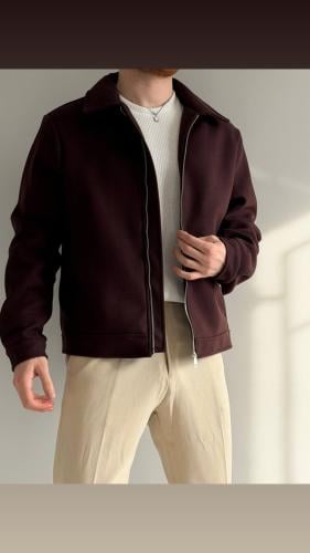 جاكيت شيرت كلاسيك بسحاب