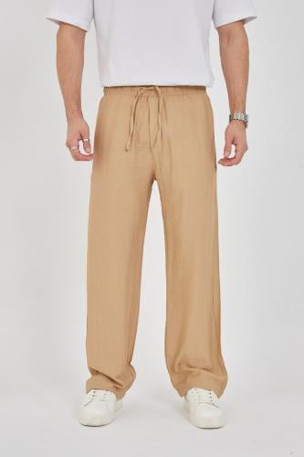 بنطلون كتان أوفر سايز