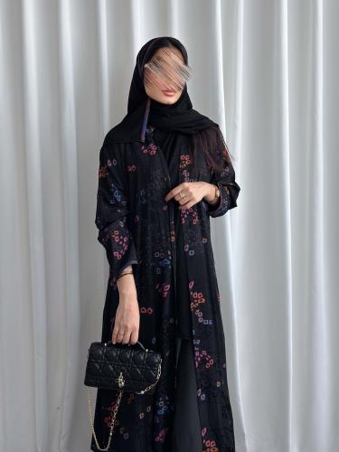 لوسيل فيسكوز اسود بنمري ملون