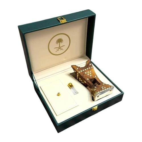 صندوق جلد شعار (مبخره+ربع توله+مكان مخصص للعود)