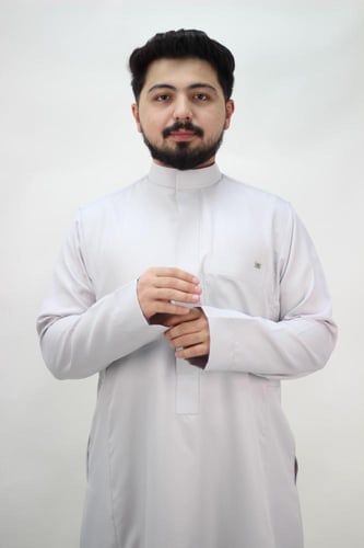 ثوب روعة الصفا مليون سحاب ساده D281MS #1