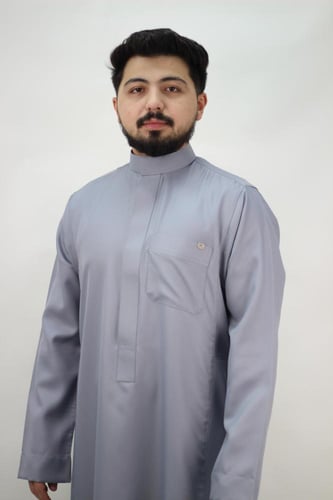 ثوب روعة الصفا مليون سحاب ساده D281MS #1