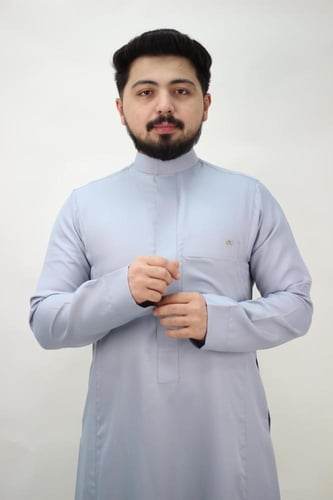 ثوب روعة الصفا مليون سحاب ساده D281MS #2