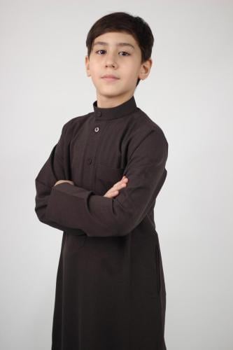 ثوب شتوي ولادي سادة D63M