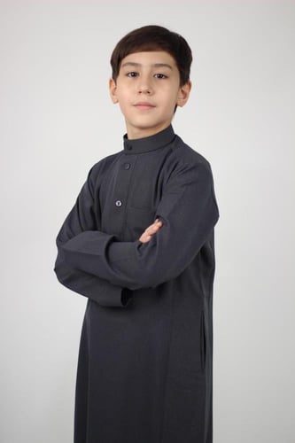 ثوب شتوي ولادي سادة D63M