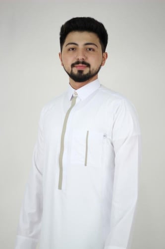 ثوب روعة الصفا قلاب كبك فاخر حركات RS-04WH