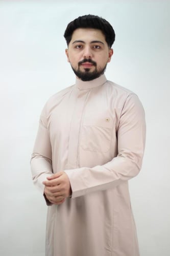 ثوب روعة الصفا ملون سحاب P1M