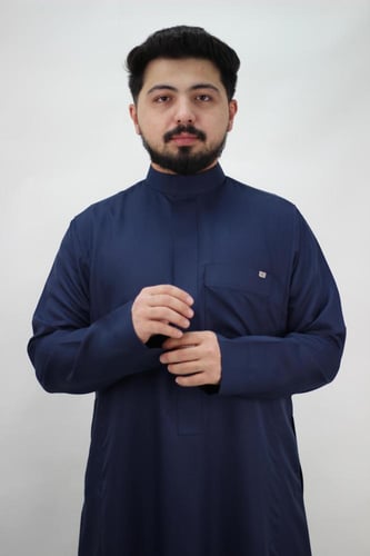 ثوب روعة الصفا مليون سحاب ساده D281MS #1