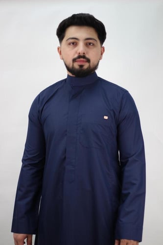ثوب روعة الصفا ملون سحاب P1M