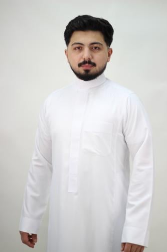 ثوب روعة الصفا فاخر ابيض ساده سحاب D325