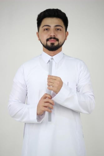 ثوب روعة الصفا قلاب كبك فاخر حركات RS-04WH