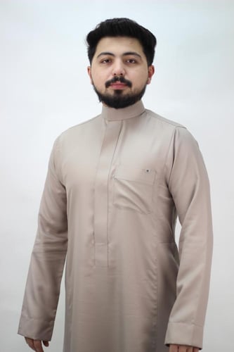 ثوب روعة الصفا مليون سحاب ساده D281MS #2