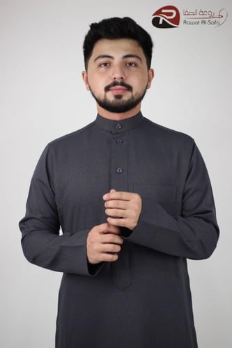 ثوب شتوي سادة D63M