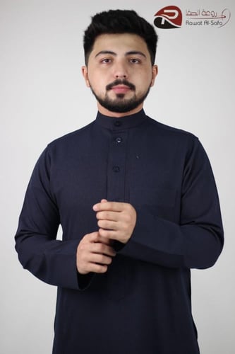 ثوب شتوي سادة D63M