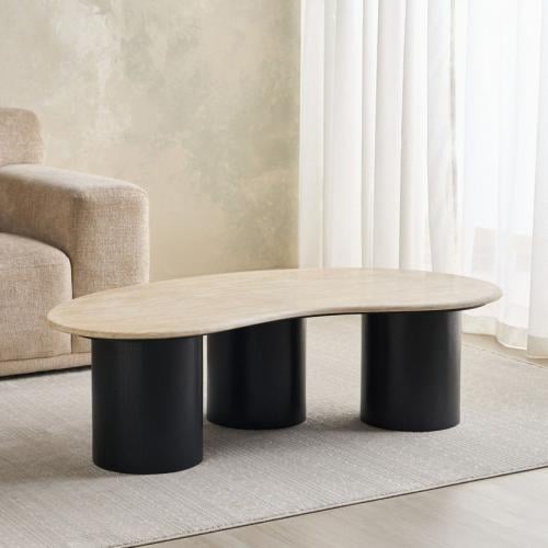 طاولة قهوة رخام ترفتنيو