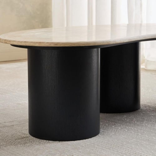 طاولة قهوة رخام ترفتنيو