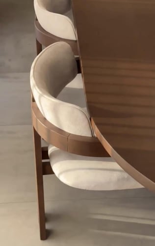 طاولة طعام خشب 6 كراسي