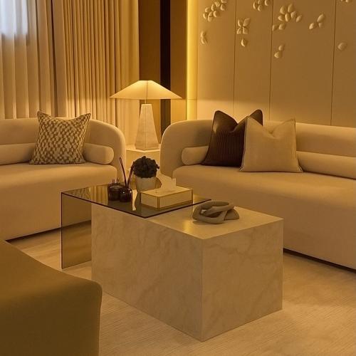 طاولة قهوة بديل رخام