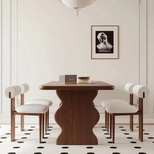 طاولة طعام تعتيق 4 كراسي