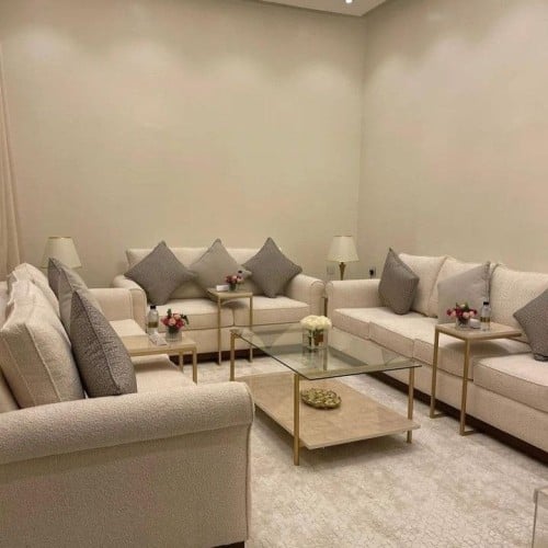 طاولة خدمة زجاج 5 قطع