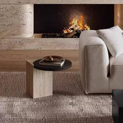 طاولة ضيافة رخام ترفنتينو