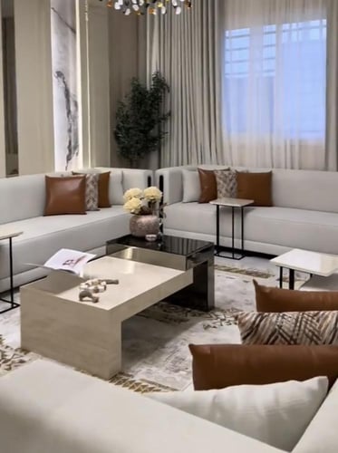 طقم طاولات بديل رخام