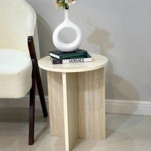 طاولة جانبية بديل الرخام