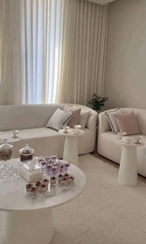 طقم طاولة ضيافة وايت