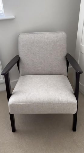 كرسي قماش خشب زان