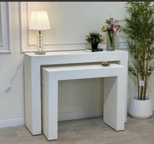 طقم مدخل استقبال خشبي