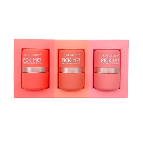 بلشر بودر ناعم بيك مي 3 قطع من روز بيري