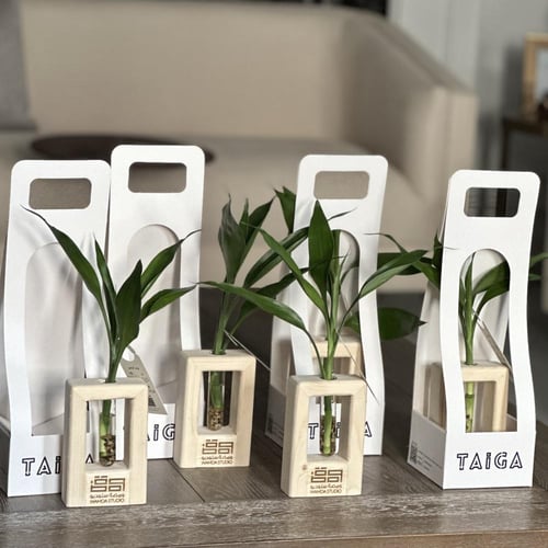 توزيعات ميني (خشب طبيعي مع اسم أو لوقو)