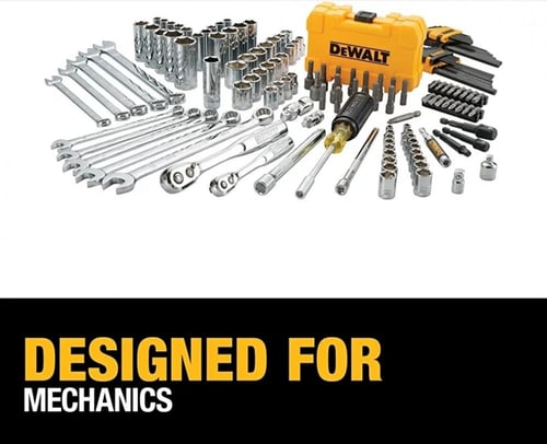 Dewalt طقم ميكانيكا 142 قطعة