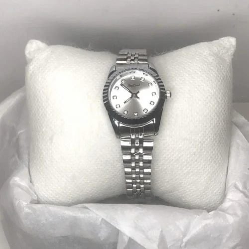 ساعة شبيه رولكس أطفال عصرية ذات كرستال براق، مطلية...