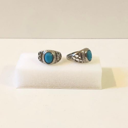 خاتم أطفال مع حُلية أنيقة ,تصميم زُخرفي مميز ,حديد...