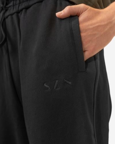 black pant with SZN logo