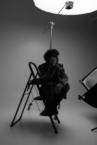 Studded real leather biker jacket - SZN