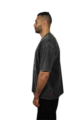 washed black teddy bear t shirt