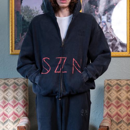 SZN Raw Zip Hoodie
