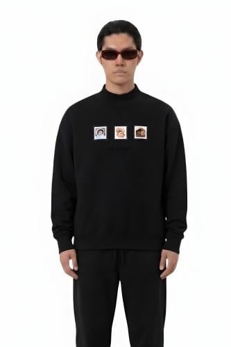 BLACK SWEATSHIRT
