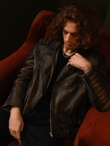 Luxury Natural Suede Jacket – Brown