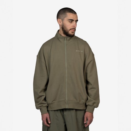 Green zip up
