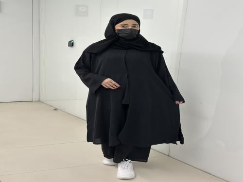 عباية سفر اسود (501)