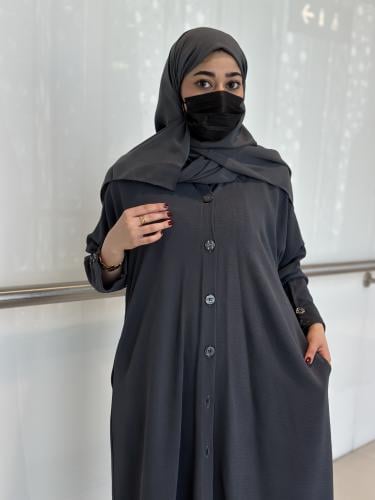 عباية سفر رمادي 405
