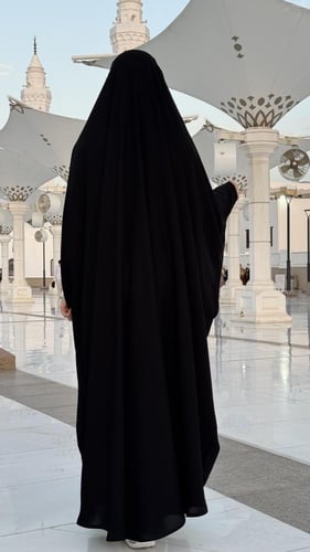 عباية راس اسلامي بشت عريض
