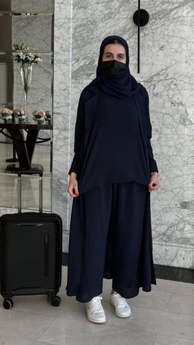 عباية سفر ( كحلي ) 303