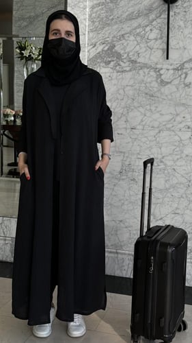 عباية سفر (اسود ) 304