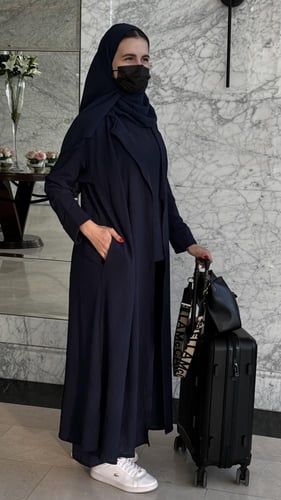 عباية سفر ( كحلي ) 303