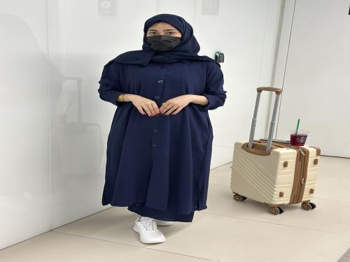 عباية سفر كحلي 401